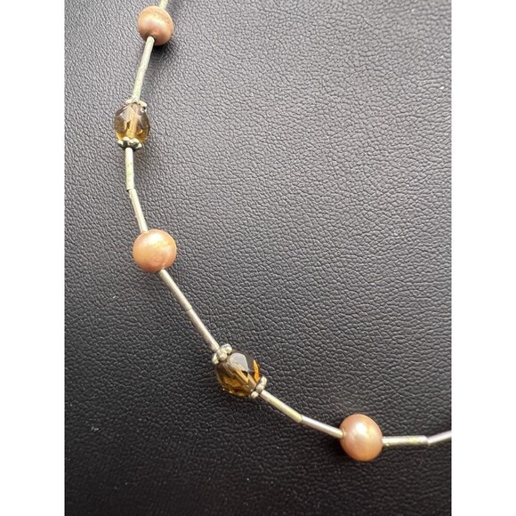 Lia Sophia Neutral Orbit Necklace - Picture 4 of 4